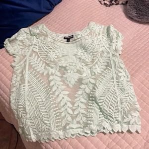 Express lace shirt